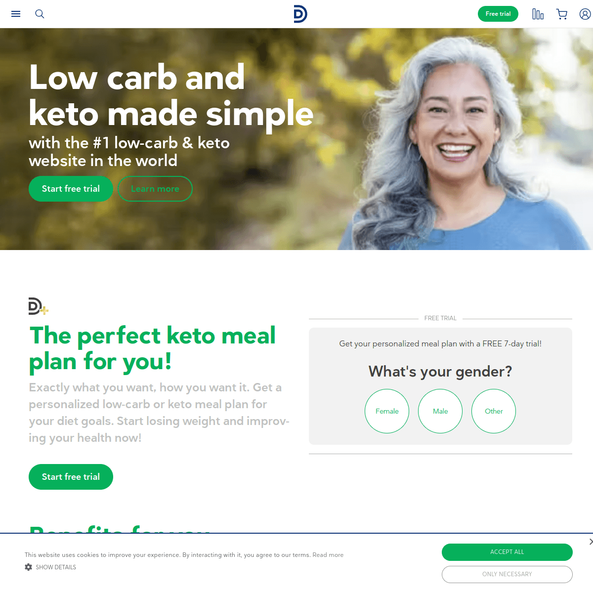 Diet Doctor website preview